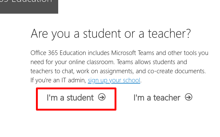 Ich bin Student